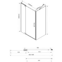Vincea Extra VSR-1E901010CL (хром/прозрачное) Image #5