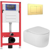 Oliveeka OL-MQ-003 + OL-G27 + OL-E12-BG (матовое золото)