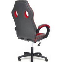 TetChair Racer Gt (кожзам/ткань, металлик/красный) Image #3