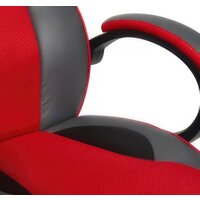 TetChair Racer Gt (кожзам/ткань, металлик/красный) Image #7