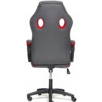 TetChair Racer Gt (кожзам/ткань, металлик/красный) Image #2