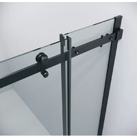 Grossman Classic 100x100x195 300.K33.04.1010.21.00 (черный матовый/прозрачное стекло) Image #5