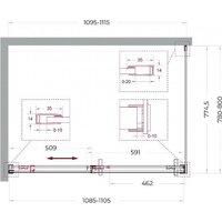 BelBagno SOFT_CLOSE-1-AH-1-110/80-C-Cr Image #7