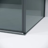 Grossman Galaxy 140х100х195 120.K33.01.1410.42.10 (графит сатин/тонированное стекло) Image #3