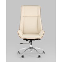 TopChairs Crown SN A312 8383-1 Walnut Back (бежевый) Image #3