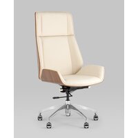 TopChairs Crown SN A312 8383-1 Walnut Back (бежевый) Image #2