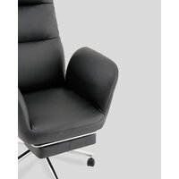 TopChairs Solid с оттоманкой DD-004-OT (черный) Image #11