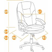 TetChair Comfort LT флок (коричневый) Image #13