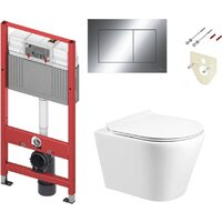 Grado GD-W201T + TECE Kit 9400412 (с кнопкой смыва)