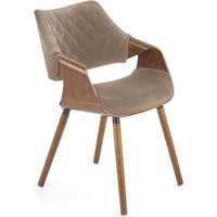 Halmar K396 (бежевый/орех)