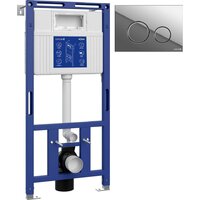 Cersanit Aqua Prime М 50 68179 с кнопкой Twins 63523 (кнопка хром глянцевый)