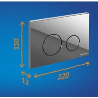Cersanit Aqua Prime М 50 68179 с кнопкой Twins 63523 (кнопка хром глянцевый) Image #13
