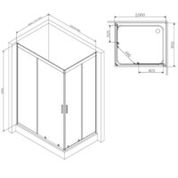AM.PM Gem W90G-404-100280-BT 100x80 Image #3