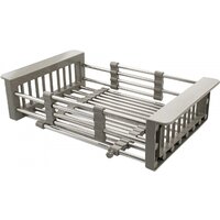 Schtoff Undermount Best Decor Silver 5545 + коландер KR-1 GREY + дозатор SD-1 SILVER Image #3