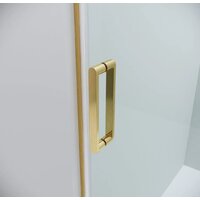 Grossman Classic 100x80x195 120.K33.04.1180.32.00 (золото сатин/прозрачное стекло) Image #2