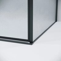 Grossman Galaxy 130х100х195 120.K33.01.1310.21.02 (черный матовый/шиншилла стекло) Image #3