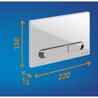 Cersanit Aqua Prime М 50 68179 с кнопкой Estetica 64111 (кнопка белый/хром глянец) Image #13