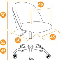 TetChair Melody (велюр, Clermon/бирюзовый 140) Image #12