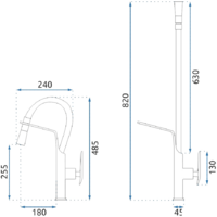 Rea Castor REA-B6935 (черный матовый) Image #3