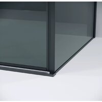 Grossman Galaxy 140x90x195 120.K33.01.1490.21.10 (черный матовый/тонированное стекло) Image #14