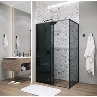 Grossman Galaxy 140x90x195 120.K33.01.1490.21.10 (черный матовый/тонированное стекло) Image #17