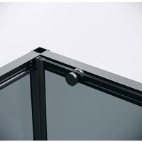 Grossman Galaxy 140x90x195 120.K33.01.1490.21.10 (черный матовый/тонированное стекло) Image #4