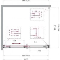 BelBagno SOFT_CLOSE-1-AH-1-100/90-C-GM Image #5