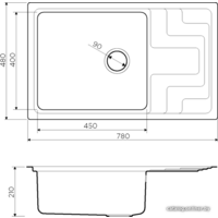 Omoikiri Mizu 78-LB-IN 4973729 (нержавеющая сталь) Image #2