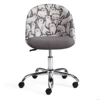 TetChair Melody Cats/29 (ткань/флок, серый) Image #5