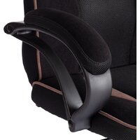 TetChair Pilot флок/ткань (черный/черный/коричневый) Image #6