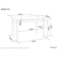 Signal Adam 120/68 (дуб кремона/кашемир) Image #3