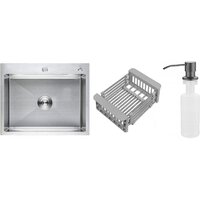 Schtoff Best Premium Silver 6050 + коландер KR-1 GREY + дозатор SD-1 GREY Image #1