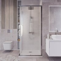 Grossman Cosmo 90x90x195 300.K33.02.9090.10.02 (хром/шиншилла стекло) Image #9