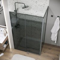 Grossman Galaxy 110х100х195 120.K33.01.1110.42.10 (графит сатин/тонированное стекло) Image #7