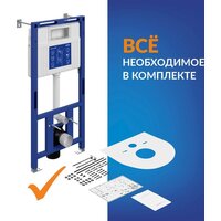 Cersanit Aqua 50 Prime P 68178 с кнопкой Accento Circle для Aqua 69078 (кнопка черный матовый) Image #7