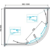 BelBagno DUE-RH-2-100/80-C-Cr Image #4