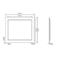 Roxen Зеркало Bliss 510035-80 80х70 Image #13