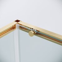 Grossman Galaxy 100x90x195 120.K33.01.1090.32.00 (золото сатин/прозрачное стекло) Image #3