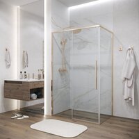 Grossman Galaxy 100x90x195 120.K33.01.1090.32.00 (золото сатин/прозрачное стекло) Image #6