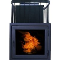 ComfortProm Чугун 20м3 закрытая каменка, панорама Image #2