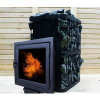 ComfortProm Чугун 20м3 закрытая каменка, панорама Image #6