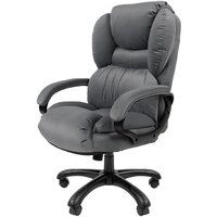 CHAIRMAN Home 434 (Т-55 серый/черный пластик) Image #4