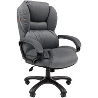 CHAIRMAN Home 434 (Т-55 серый/черный пластик) Image #1