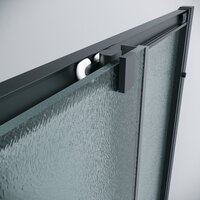 Grossman Cosmo 90x90x195 300.K33.02.9090.21.02 (черный матовый/шиншилла стекло) Image #5