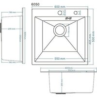 Schtoff Best Silver 6050 + коландер KR-1 GREY + дозатор SD-1 GREY Image #5