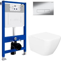 Lauter Nuremberg 21811 + 21901001 (белый, с кнопкой смыва 219701HD хром)