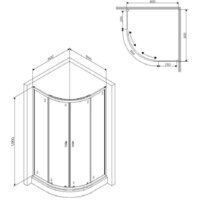 AM.PM X-Joy Twin Slide W88G-205-080BT64 80x80 Image #8