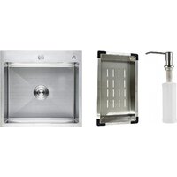 Schtoff Best Premium Silver 5550 + коландер K-1 BLACK + дозатор SD-1 SILVER Image #1