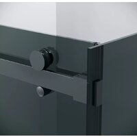 Grossman Classic 110x80x195 120.K33.04.1180.21.10 (черный матовый/тонированное стекло) Image #3