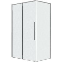 Grossman Galaxy 110х100х195 120.K33.01.1110.10.02 (хром/шиншилла стекло)